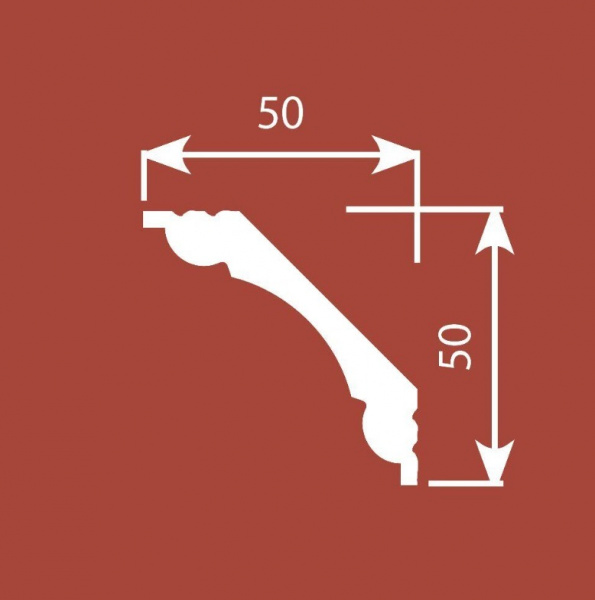 Потолочный карниз Cosca КX001